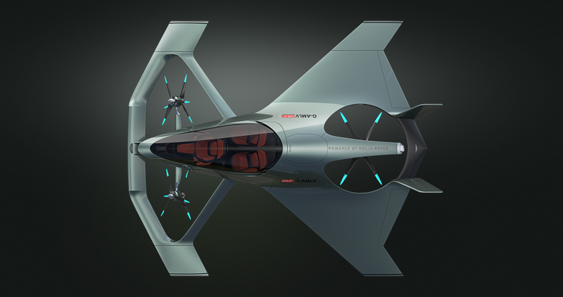 Illustration for article titled We Weren't Paying Enough Attention to Aston Martin So It Announced a Flying Car